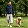 thumbnail image 2 of JoveMarine Men's Loose Cargo Shorts Casual - Knee-Length Work Shorts with Multi-Pockets, Relaxed Bermuda Style for Everyday,Beige L, 2 of 8