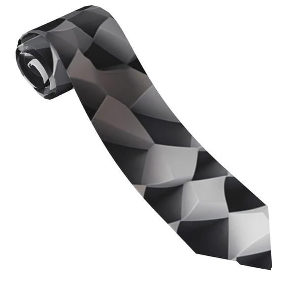 Gaeub Butterflies Optical Illusion Men's Classic Woven Jacquard Necktie Perfect for Weddings & Parties