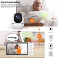 thumbnail image 5 of Monitores para Ancianos con Cámara y Audio Pantalla de 5'' Sin WiFi/Aplicación Monitores de Habitación para Monitoreo de Ancianos Detección de Caídas para Personas Mayores Monitores para Bebés para Cu, 5 of 5