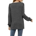 thumbnail image 4 of Rosvigor Blouses for Women Long Sleeve Shirts Casual Loose Tunic Fall Winter Tops, 4 of 9
