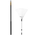 thumbnail image 2 of FIXM Adjustable Telescopic Roof and Yard Rake 6.62 to 31 ft Clear Leaves Sticks and Debris Efficiently, 2 of 11
