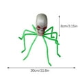 thumbnail image 3 of Fnochy Skull Spiders Halloween Decorations Props, Kids Toy House Decoration Scary Spiders Decor Halloween Party, 3 of 5