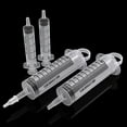 3 Pack 100ML Large Syringe and 2 Pack 20ML Plastic Syringes with Tip
