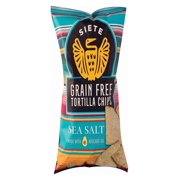 2 Pack Siete Sea Salt Grain Free Tortilla Chips, 5 oz bags