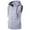 Gray, variant on ZVNAΖH Mens Full Zip Hoodie Drawstring Sleeveless Sweatshirts Cotton Vest Bodybulding Tank Tops Gym Muscle Workout Hoodie with Pocket