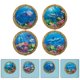 thumbnail image 3 of 4pcs Marine Animal PVC Stickers 3D Animal Decals DIY Self-adhesive Decals, 3 of 3