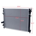 thumbnail image 2 of PIT66 Aluminum Radiator, Fit for 05-08 Chrysler 300/06-08 Dodge Charger/05-08 Dodge Magnum/08 Dodge Challenger SRT8…, 2 of 5