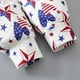 thumbnail image 5 of Body De Bebé Canastilla Onesies Para Niñas Pequeñas Verano De Los Niños Día De La Independencia Mameluco Sling Sin Mangas Sin Espalda Mono Corto Blanco Odeerbi LM103-5733, 5 of 8