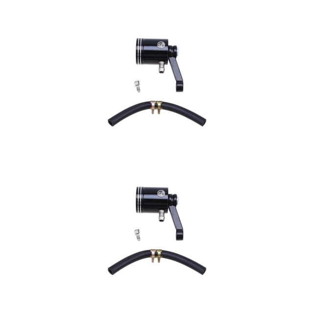 Sidaley Depósito de líquido universal para líquido de aceite de embrague: juego de aerógrafo elegante y duradero conveniente negro 2piezas
