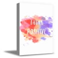 thumbnail image 1 of Awkward Styles Think Positive Motivational Canvas Art Positive Canvas Wall Decor for Office Inspirational Quotes Room Decor Think Positive Framed Art Inspirational Vinyl Art Motivational Quotes Art, 1 of 7