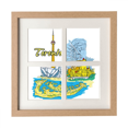 thumbnail image 1 of Canada Saveur Toronto Paysage Repère Cadre Mur Table Affichage 4 Ouvertures Image, 1 of 3