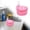 Pink, variant on Liulin Dish Soap Dispenser, 2-in-1 Kitchen Soap Dispenser with Sponge Holder, Space Saving Dishwashing Soap Dispenser for Kitchen Sink Countertop Bathroom Counter Organizer and Storage, White