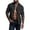 Black, variant on Men’s Long Sleeve Lapel Solid Color Denim Shirt Jacket Casual Spring Autumn Top