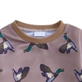 thumbnail image 6 of larppty Infant Baby Boy Girl Mallard Duck Romper Short Sleeve Animal Duck One Piece Bodysuit Tops Hunting Baby Clothes（Purple， 6-12 Months）, 6 of 6