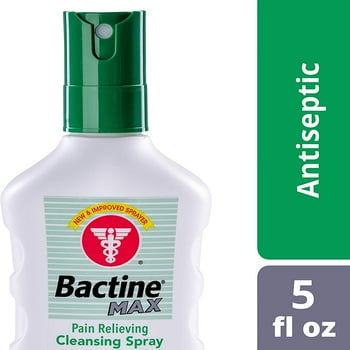 Bactine Cleansing Spray, Pain Relieving, Max, 5 oz