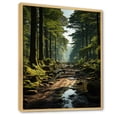 thumbnail image 2 of Designart "Forest captivate Woods Earthy" Landscape & Nature Floater Framed Canvas Print, 2 of 7