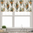 thumbnail image 3 of Ambesonne Hawaii Valance & Curtain, Vintage California Poppy, 55"x24", Burnt Orange Champagne, 3 of 7