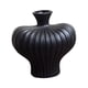 thumbnail image 1 of Florero de arte moderno, arreglo floral, regalo de inauguración de la casa, obra de arte, florero de cerámica, decoración del hogar para estantería, Negro, 1 of 8