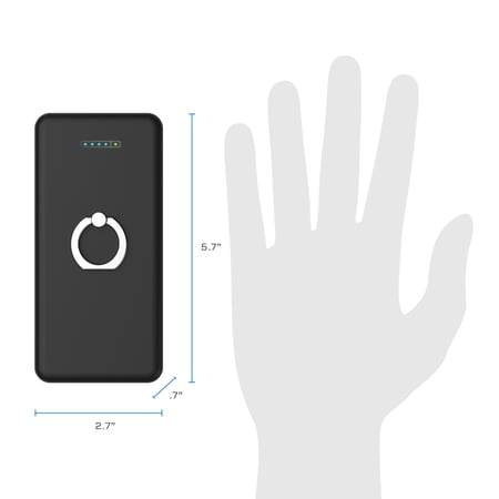TZUMI POCKET JUICE WIRELESS PLUS – 3-IN-1 PORTABLE POWER PACK WITH HIGH-SPEED WIRELESS CHARGING