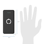 Tzumi Pocket Juice Wireless Plus – 3-in-1 Portable Power Pack with High-Speed Wireless Charging