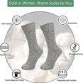 thumbnail image 4 of Whataatahia Calcetines de invierno cálidos de lana de punto grueso, suaves, vintage, informales, calcetines, 4 of 5
