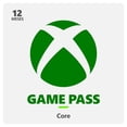 thumbnail image 1 of Game Pass Core 12 Meses Xbox Digital, 1 of 4