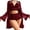 D1-Burgundy, variant on Women Lingerie Sexy Babydoll Set Lace Chemise Nightgown, 3-Piece Lingerie with Robe Black 3X