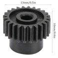 thumbnail image 3 of Engrenage de moteur en métal 48P, pignon 24T avec vis, accessoires de mise à niveau pour voiture télécommandée 1/10 1/16, 3 of 4