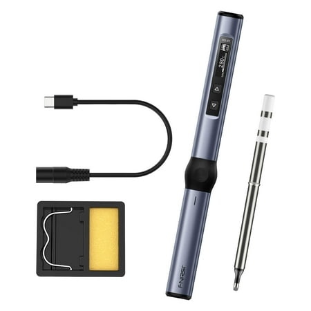 

Soldering Iron Station Kits Lightweight for Desoldering Electronic Production Blue BC2