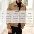 thumbnail image 3 of Hulanddfd Men's Faux Suede Jacket Turn Down Collar Button Down Casual Trucker Coat Fall Winter Outerwear, 3 of 5
