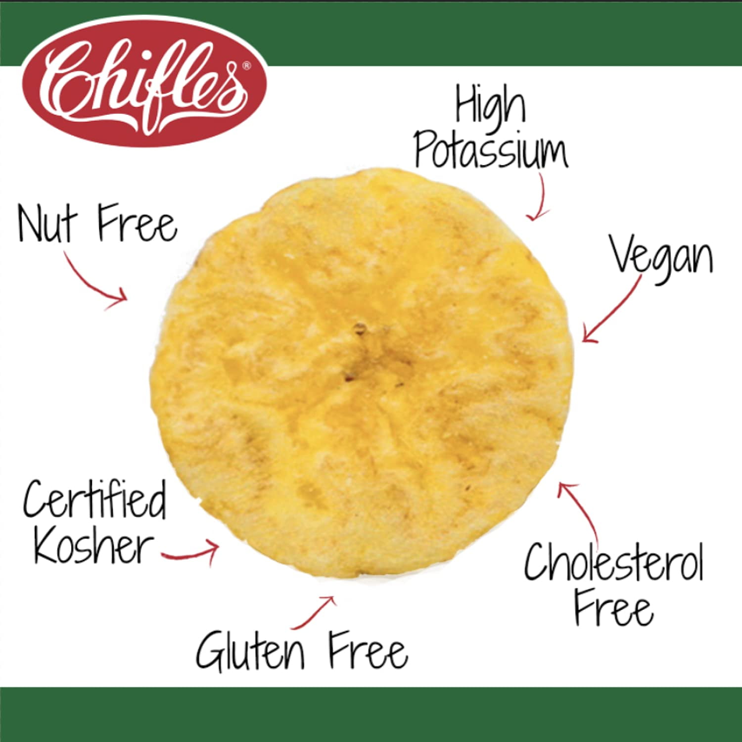 Chifles Garlic Plantain Chips 4.5 oz