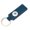 Blue, variant on Choose Color | Leather Keychain Car Ring Snap Jewelry Fits 18MM 20MM Ginger Charm Buttons