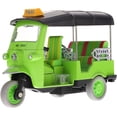 thumbnail image 1 of Heytea Thailand Tricycle Model Pull Back Thailand Tricycle Simulation Alloy Tricycle (Green), 1 of 5
