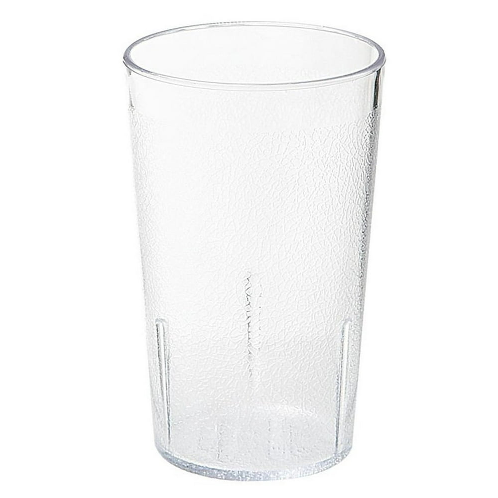 Plastic Drink Tumblers 5 oz, Textured, Clear, 12 pack - Walmart.com ...