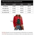thumbnail image 2 of Ugly Christmas Sweater for Women Crew Neck Long Sleeve Cute Funny Holiday Chrismas Tree Print Cable Knit Pullover Sweater Alsol Lamesa, 2 of 6