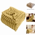 thumbnail image 5 of Throw Blanket for Home Comfort – Thickened Rabbit Nap Blanket for Adults in Soft Polyester Cozy Bed Sofa Travel and Use,39x27 in,Yellow, 5 of 9
