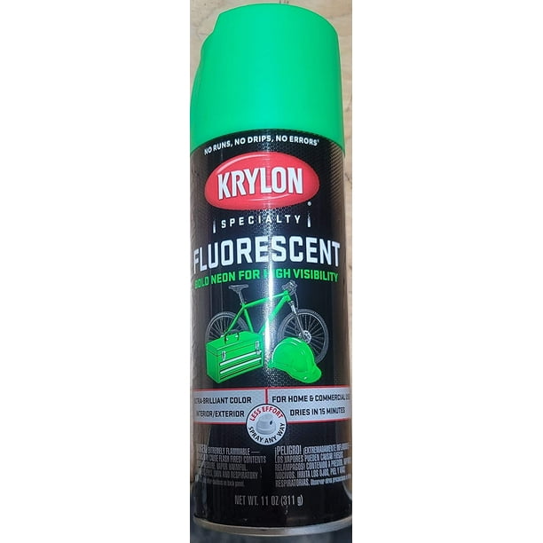 KRYLON K03106777 11OZ Fluorescent Green Spray
