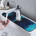 thumbnail image 7 of Pofeuu Blue Marble And Gold Print Splash Guard for Sink Faucet Sink Gadgets-Splash Guard Behind Faucet Drip Catcher for Kitchen, Bathroom,Sink Mat, 7 of 7