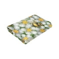 thumbnail image 6 of Kll Fleece Blanket Plush Throw Blanket Bees And Flower,Soft Fuzzy Cozy Flannel Blanket For Couch Sofa Bed.(50"X40"), 6 of 9