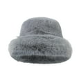 thumbnail image 3 of yuksok Winter Bucket Hat Cute Cossack Hat Russian Hat for Motorcycle Hiking Cycling gray, 3 of 9