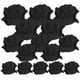 thumbnail image 1 of 15 parches de tela para bordar, pegatinas para bolsas, hilo de bordar, apliques de tela para bordar, 1 of 7