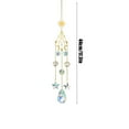 thumbnail image 6 of Yooshoverk Crystal Sun Catcher - Rainbow Prism Wind Chime for Window Garden Decor - Solar Powered LED Night Light - Outdoor Hanging Ornament Gift, 6 of 6