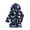 Navy, variant on Bixock Unisex Toddler Robe for Girls Boys Hooded Robe Kids Fleece Bathrobe Children Loungewear Long Sleeve Geometric Print Flannel Home Outfit for Infant Ages Fall Winter Sleepwear