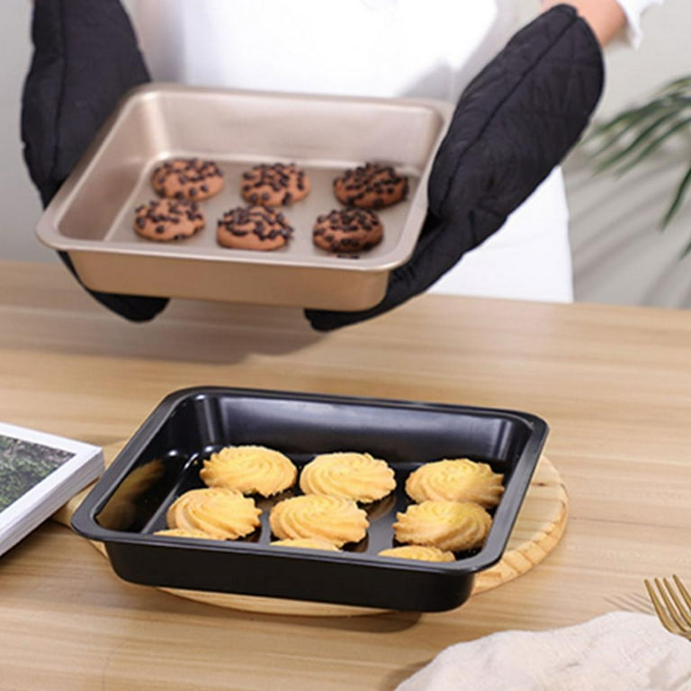 Versatile Square Cake Pan for Desserts Easy to Clean Nonstick Dishwasher  Safe Deep Baking Sheet Carbon Steel Even Heating