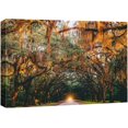 thumbnail image 1 of Canvas Print Wall Art Autumn Fall Orange Hanging Tree Canopy Nature Wilderness Photography Realism Earth Scenery Rustic Scenic Landscape Colorful for Living Room, Bedroom, Office - 12"x18", 1 of 5