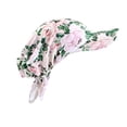 thumbnail image 4 of Visera con ala, pañuelo estampado para la cabeza, bandana, turbante, gorro para la cabeza, para la playa y actividades al aire libre. Verde, 4 of 9