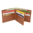 thumbnail image 3 of Cavelio Mens RFID Blocking Bifold Wallet Soft Genuine Leather  Secure and Durable Billfold with Gift Box for Men Tan, 3 of 8
