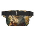 thumbnail image 3 of Fotbe Forest Maple Leaf Husky Cangurera Cuadrada con Estampado de Doble Capa, Bolsa de Cintura Ajustable Mini para Hombres y Mujeres, 3 of 9
