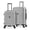 Silver, variant on New York Xpress 20" Hardside Carry on Luggage Expandable Suitcsae with Spinner Wheels, Yellow, La13601