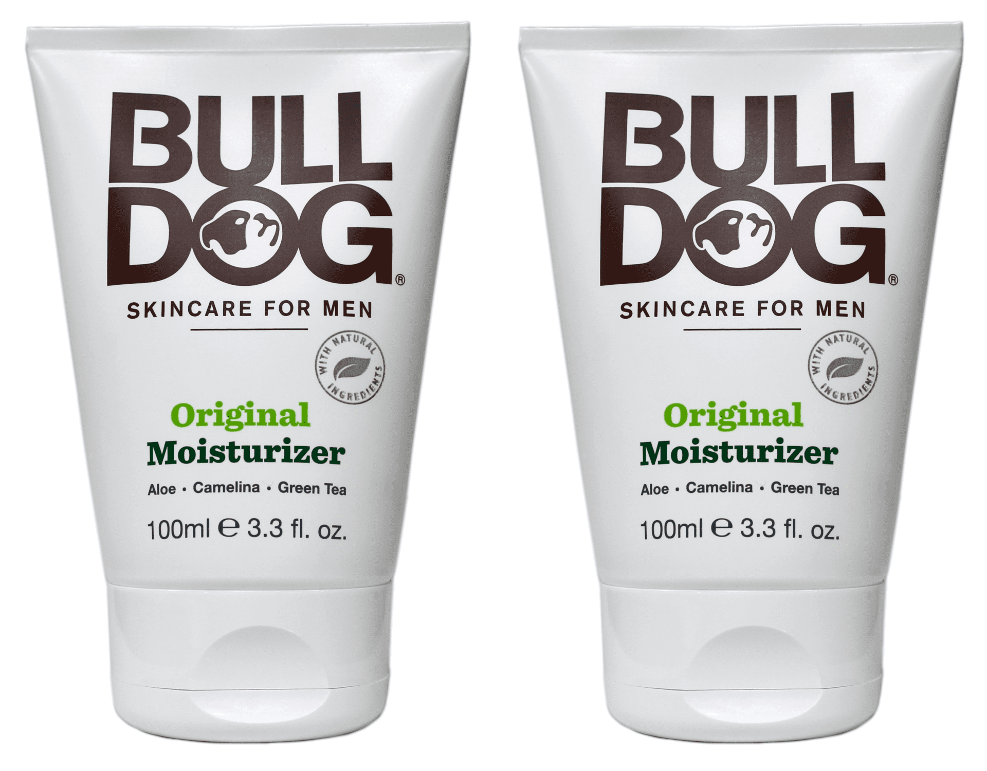 Bulldog Natural Skincare Original Moisturizer For Men, 3.3 Oz, 2 Pack